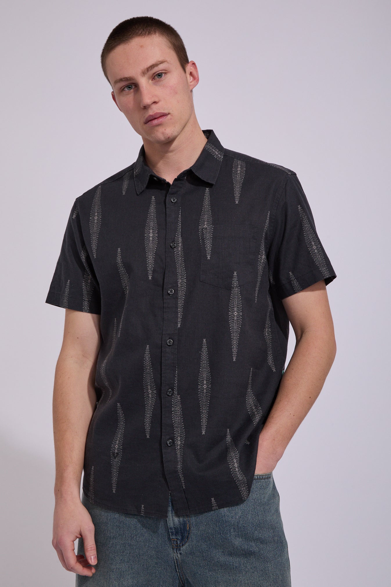 Seaside Garden Shirt Beige main image 0