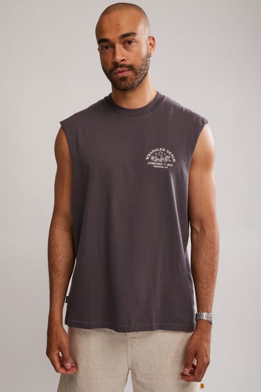 Serpent Stamp Muscle Tank