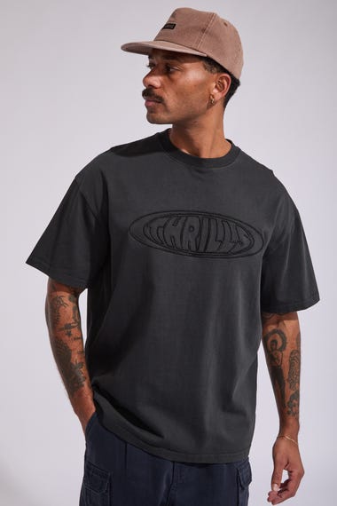 Shadowless Embro Oversized T Shirt