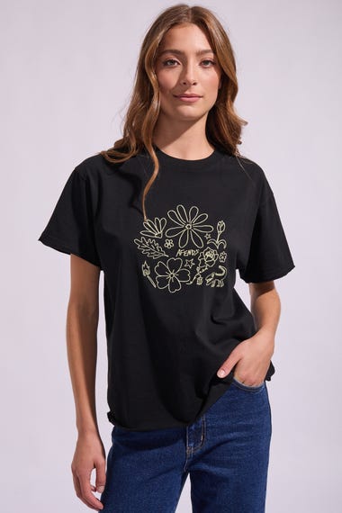Shaped Recycled Oversized T Shirt