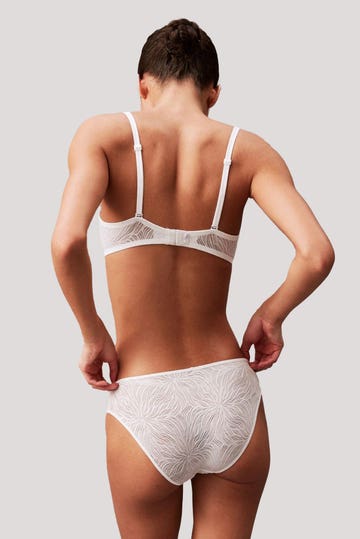 Sheer Lace Bikini Underwear