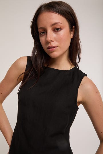 Shift Linen Dress