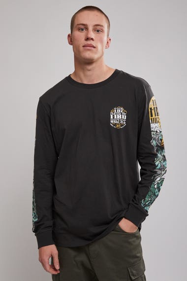 Shred Til You're Dead Long Sleeve T Shirt
