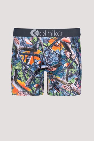 ETHIKA Stay Country Staple Mens Mid Boxer Briefs - MULTI