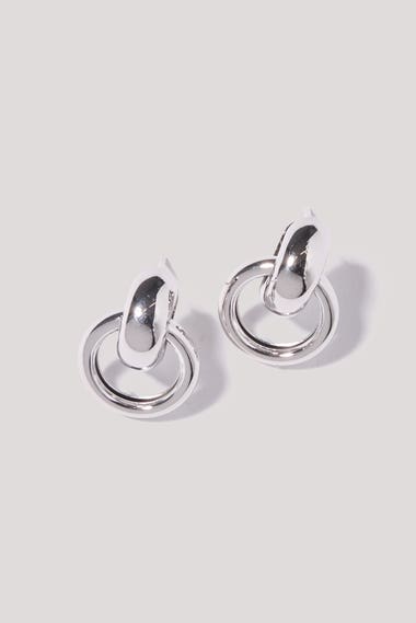Single Drop Hoop Earrings