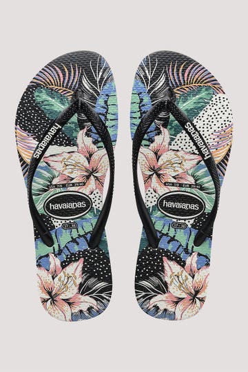 Slim Floral Dots Jandal