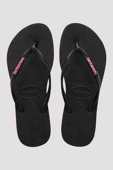 Slim Logo Metallic Jandals