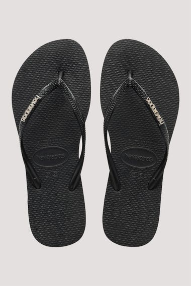 Slim Logo Metallic Jandals