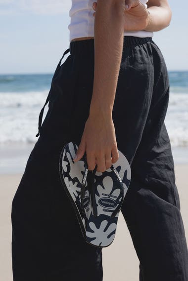 Slim Print Coral Jandals