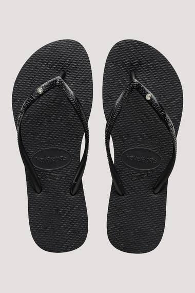 Slim Swarovski Crystal Ii Jandals