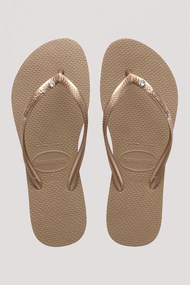 Slim Swarovski Crystal Ii Jandals