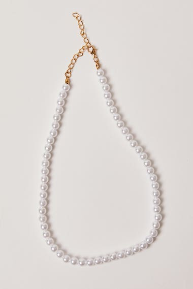 Small White Pearl Necklace