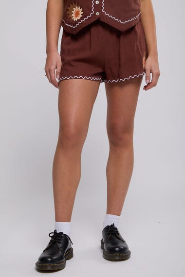 Solis Embroidered Shorts