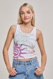 Spiralling Raction Tank Top