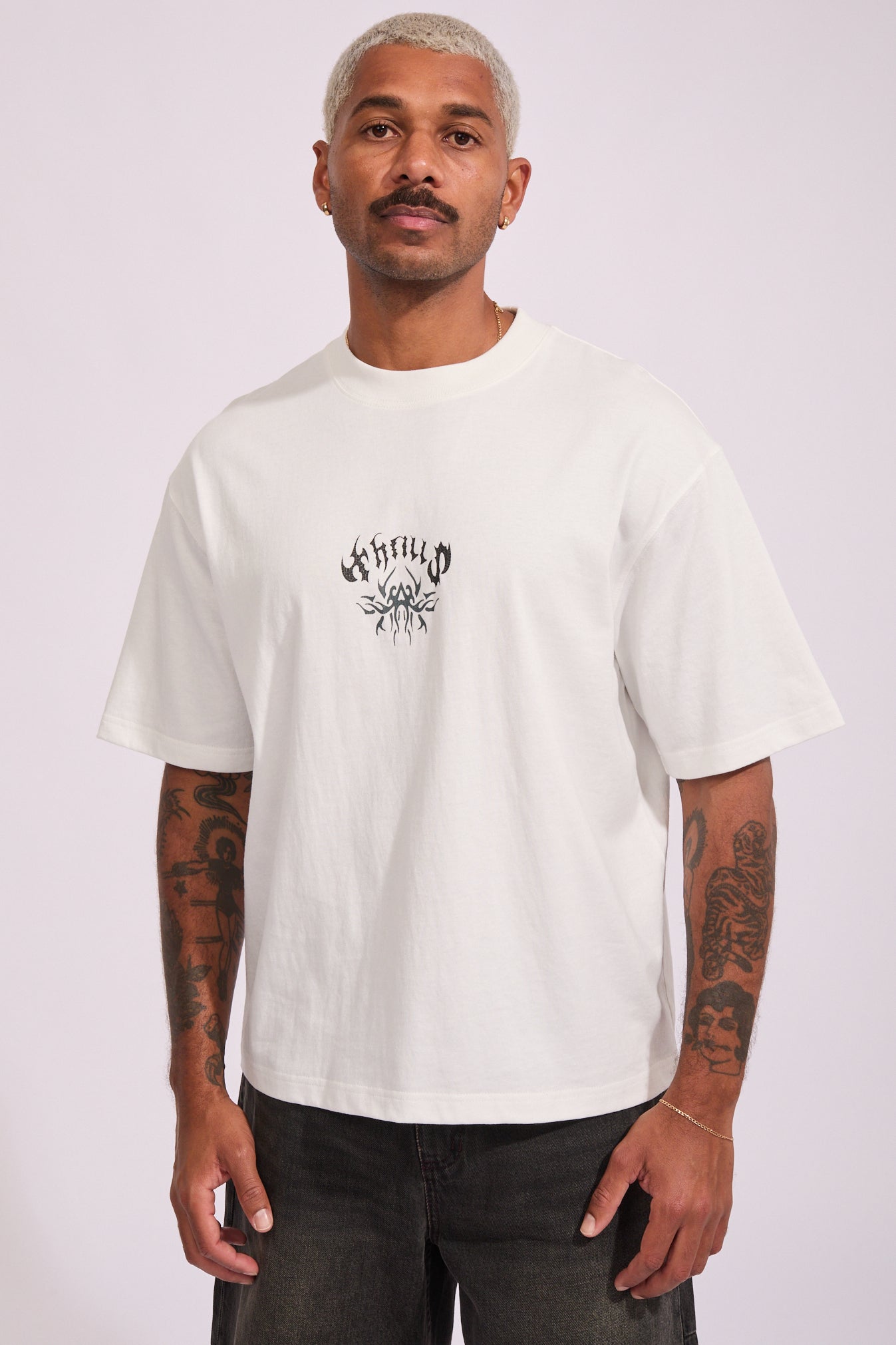 Stagger OS Box Crop T Shirt | North Beach