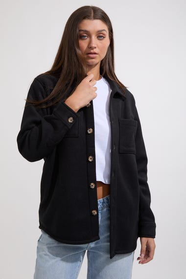 Stone Bonded Shirt Jacket