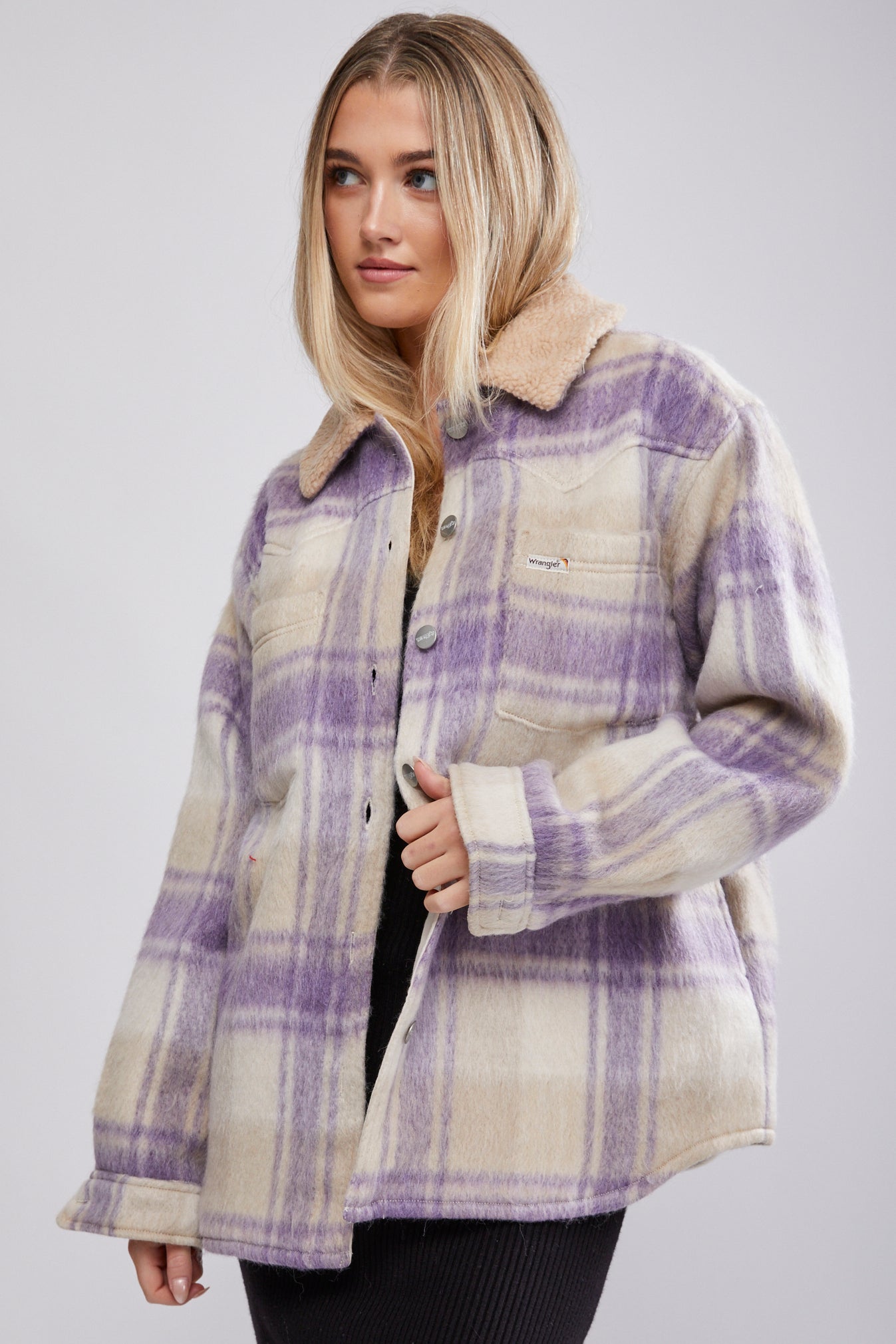 Strokes Plaid Coat North Beach