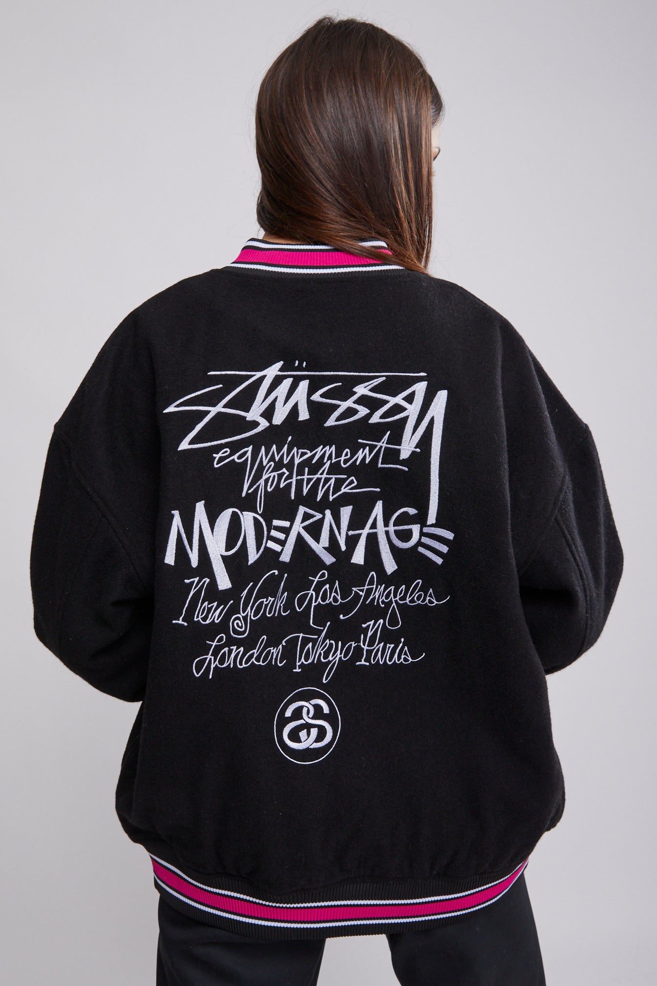 Stussy Varsity Jacket North Beach