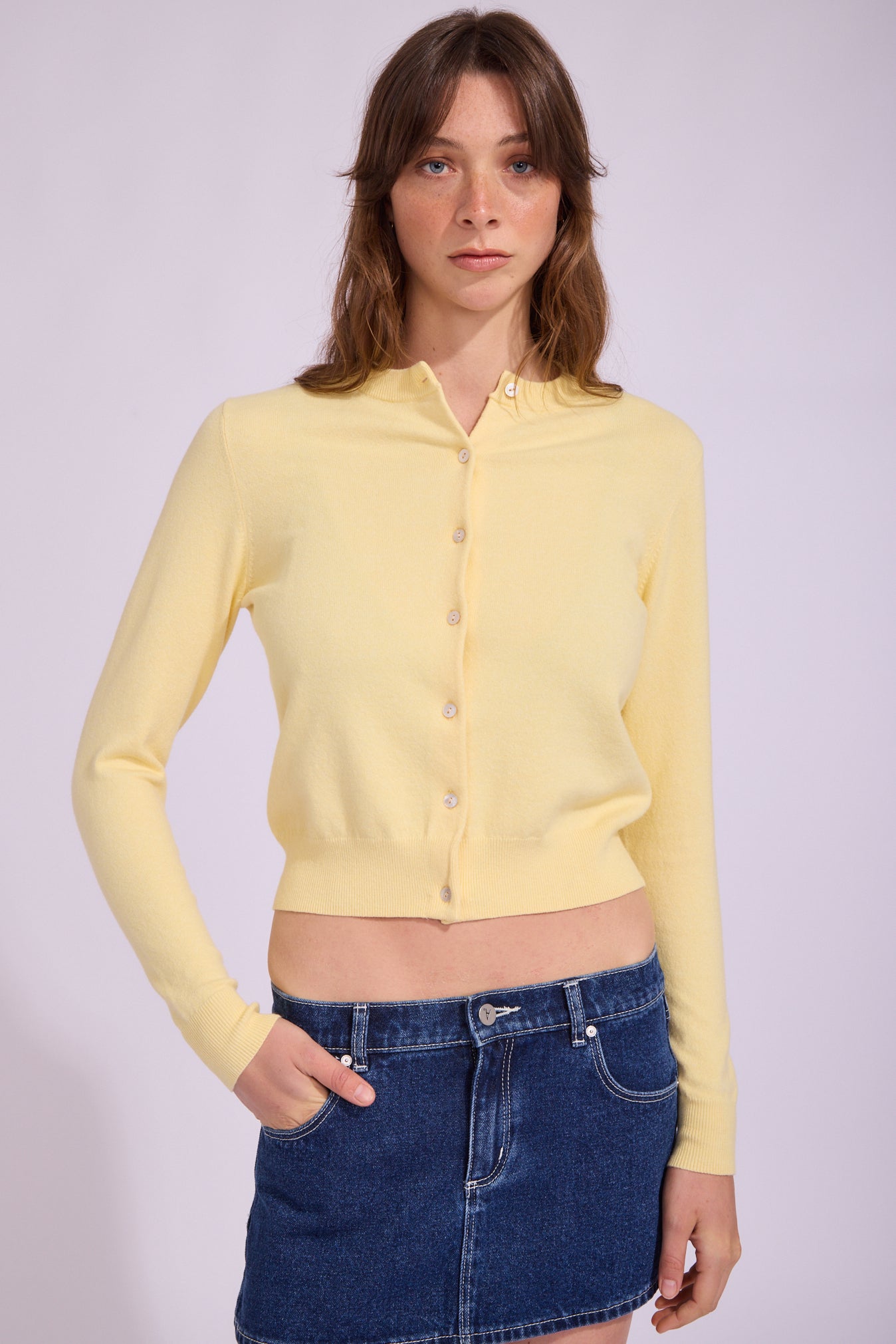 Tara Crewneck Cardigan | North Beach