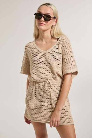 The Search Crochet Cover Up Dress