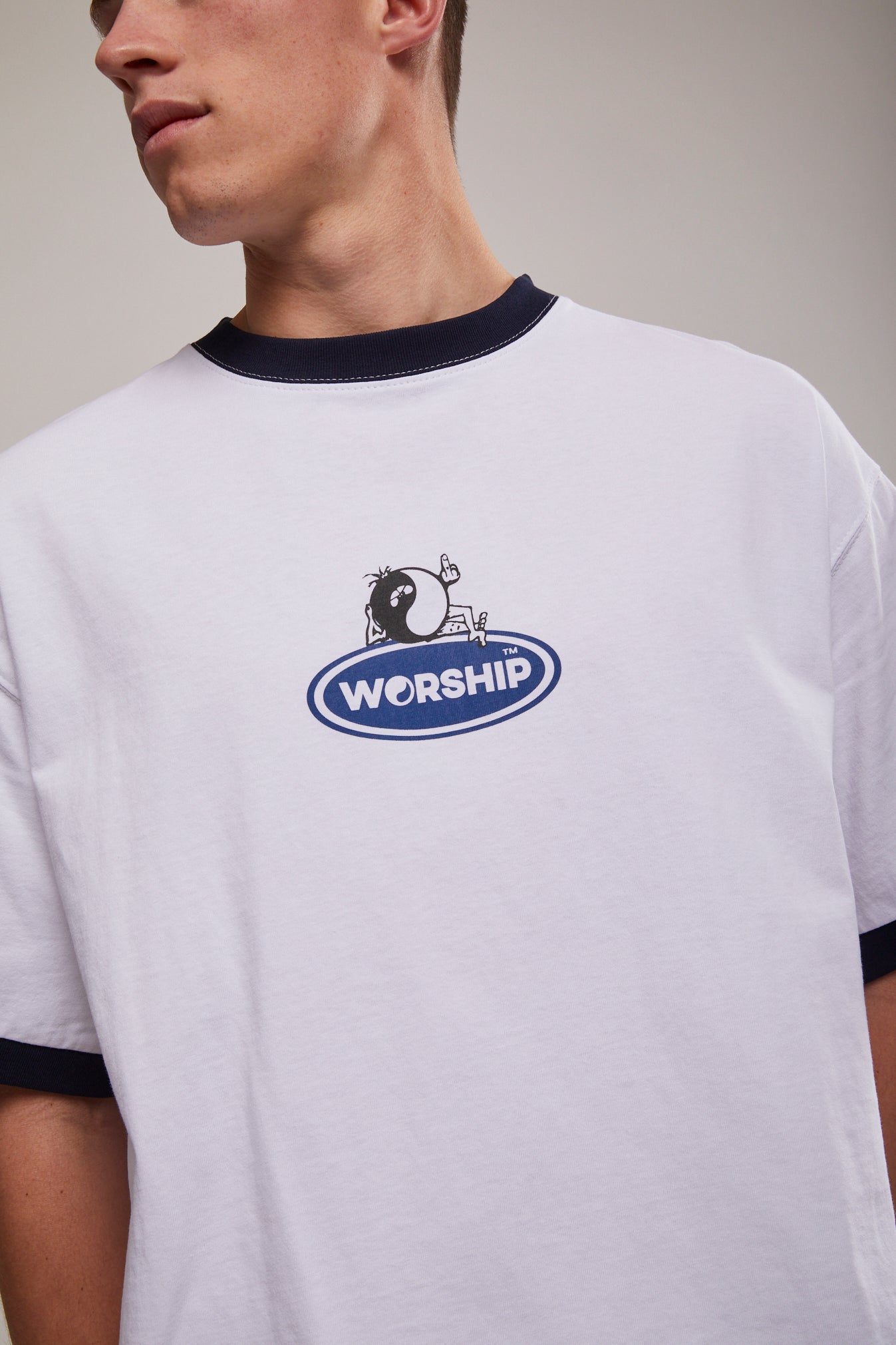 Tommy Two Box Fit Oversize Ringer T Shirt