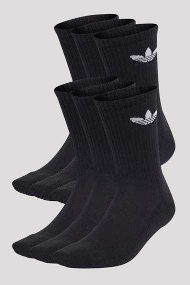 Trefoil Crew Socks 6 Pack