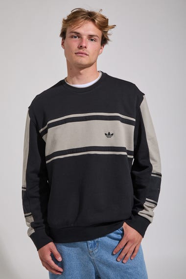 Trefoil Panelled Crew Sweatshirt