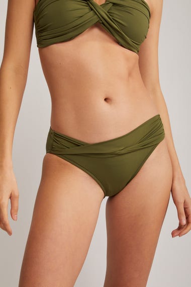 Twist Band Hipster Bikini Bottoms