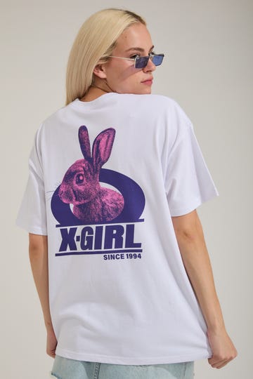 Two Tone Rabbit Relaxed T Shirt