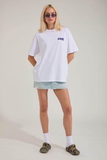 Two Tone Rabbit Relaxed T Shirt