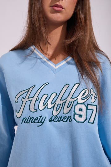 Girlfriend Mvp V Neck Sweatshirt