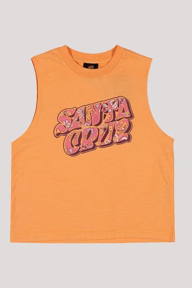 Youth Vibes Fill Front Muscle Tank Top