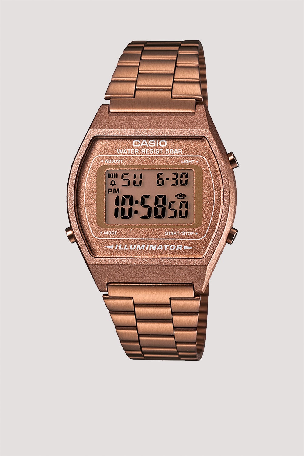 bronze digital watch