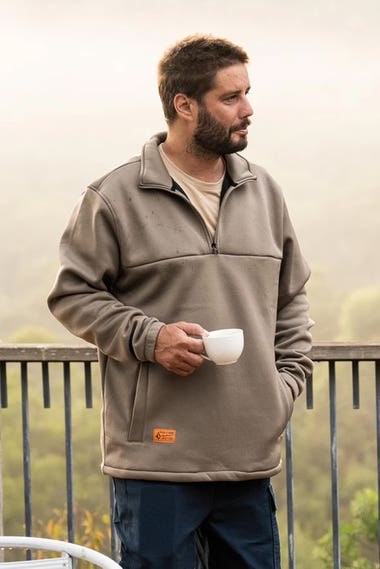 Workwear 1/4 Zip Fleece Sweatshirt