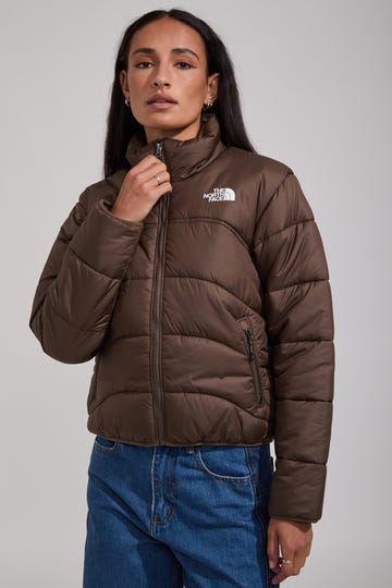 Hoodie Brown North Face Cropped Puffer Jacket 2000 Puffer Jacket