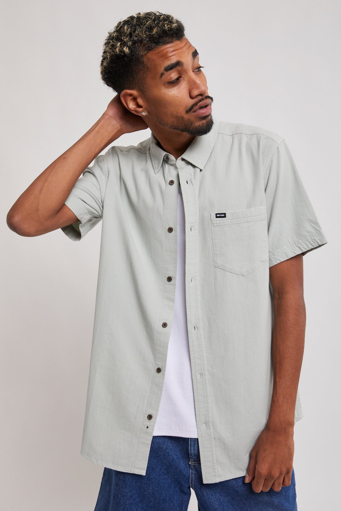 rip curl button up shirts