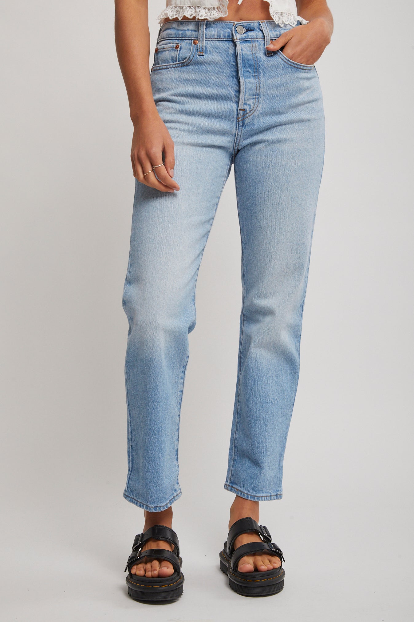 Wedgie Straight Jeans | North Beach