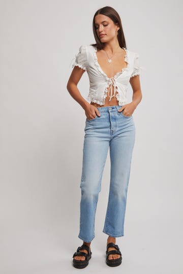 Wedgie Straight Jeans