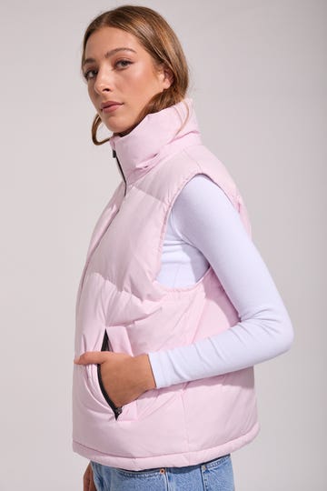 Block Down Puffer Vest
