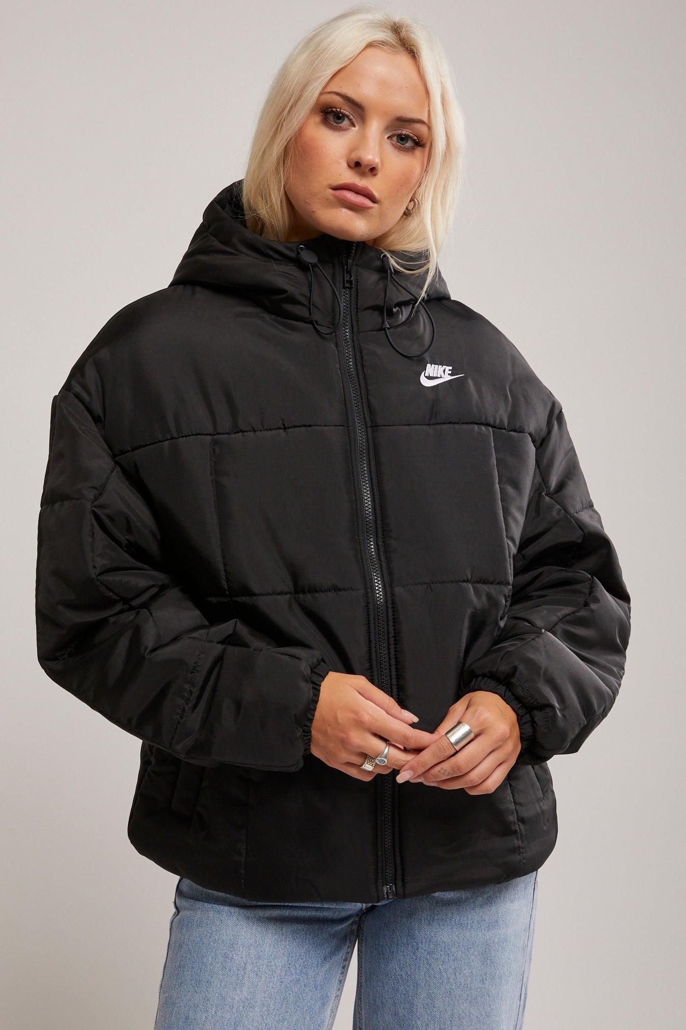 Fila BUURSE puffer jacket black - black | FILA Official