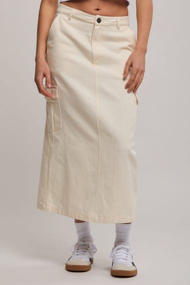 Work Cargo Maxi Skirt