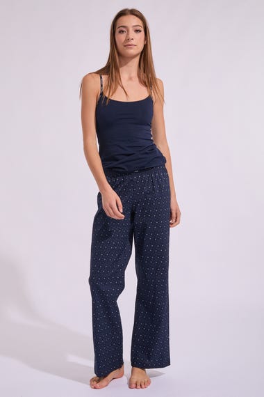 Woven Stretch Cami/pant Sleep Set