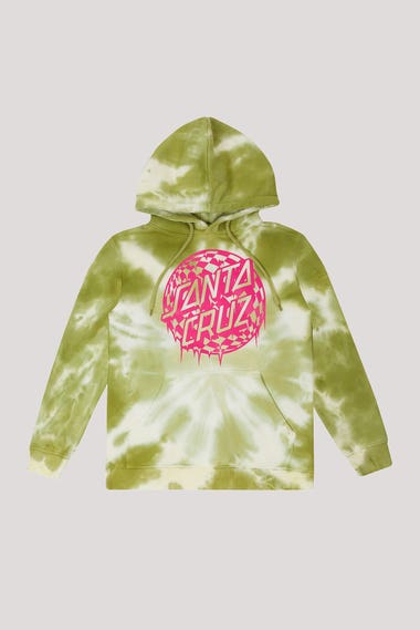 Youth Check Waste Dot Front Hoodie