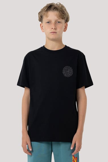 Youth Check Waste Dot Reflect T Shirt
