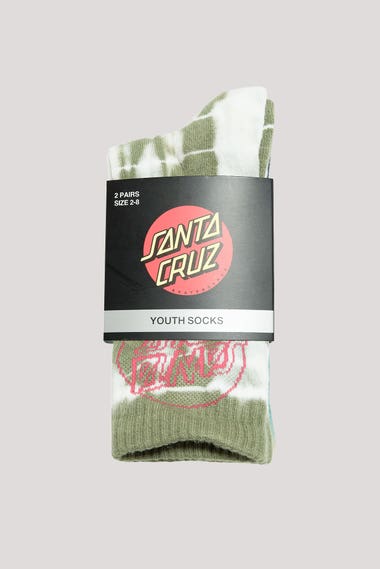 Youth Opus Dot Crew Sock 2 Pack