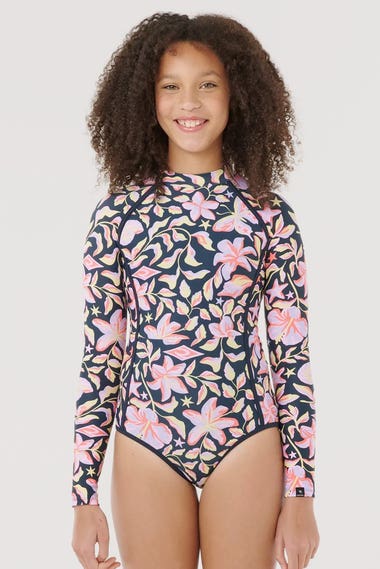 Youth Sunset Skies Long Sleeve Surfsuit