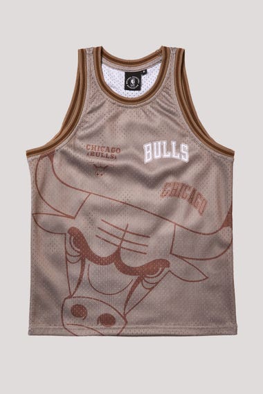 Youth Wallace Bulls Mesh Tank